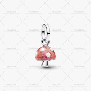 Pandora Glow-in-the-dark Mushroom Dangle Charm